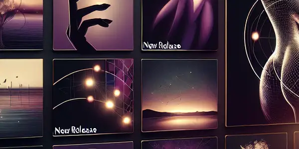 A modern digital interface showcasing curated high-quality adult visuals in a sleek, luxurious grid layout.